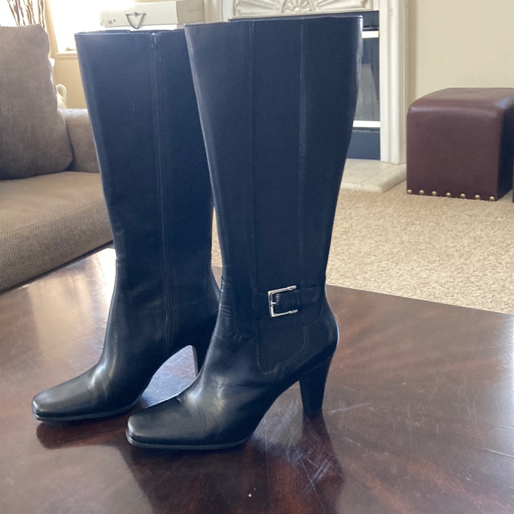 Anne Klein leather boots
